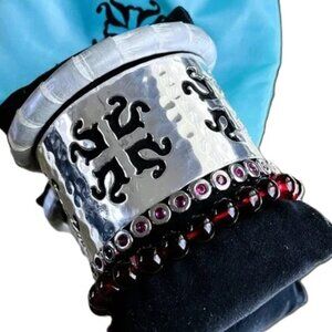 GIFT BAG INCLUDED Rustic Cuff Set of FOUR stackable Bracelets Set